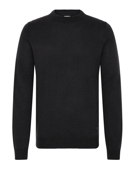 Solid Strickpullover Sdbabak in Black für Herren
