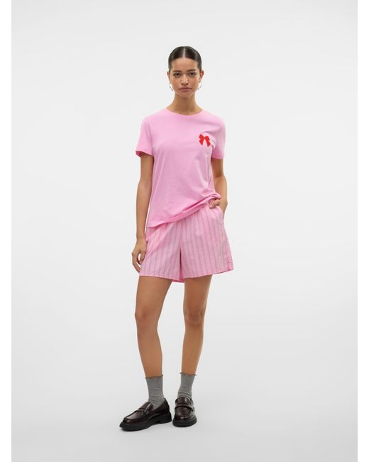 Vero Moda Pink Shorts 'Vmcharlotte'