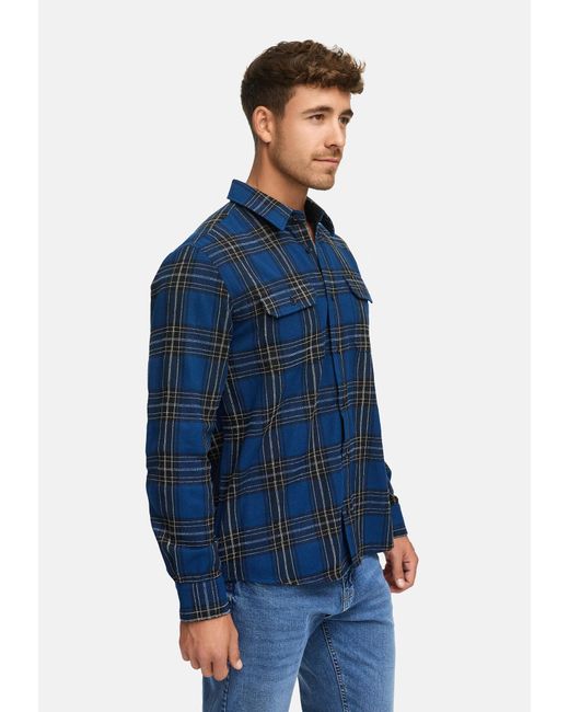 INDICODE Hemd in Blue für Herren