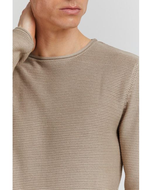 Solid Pullover in Brown für Herren