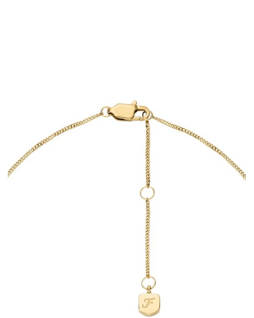 Fossil White Kette Sutton