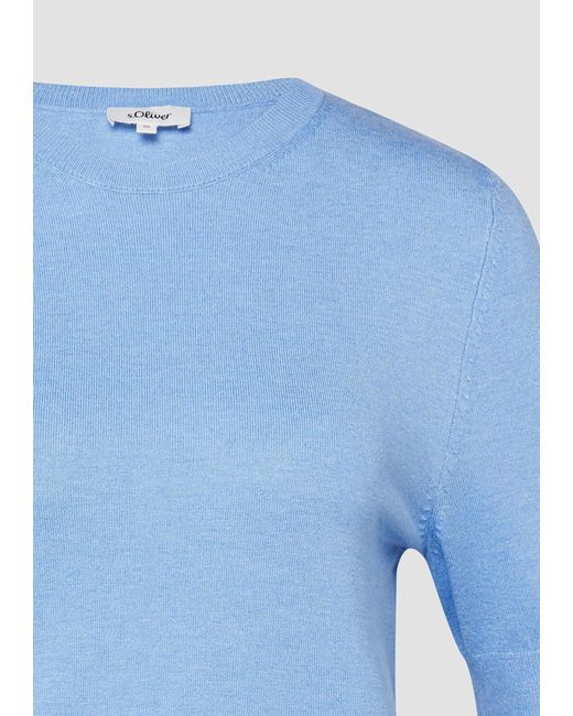 S.oliver Blue Strickpullover