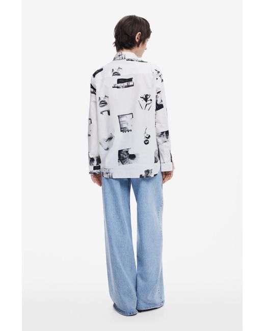 Desigual White Bluse