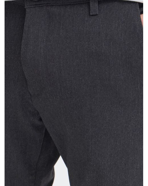 Solid Chinohose Frederic in Black für Herren