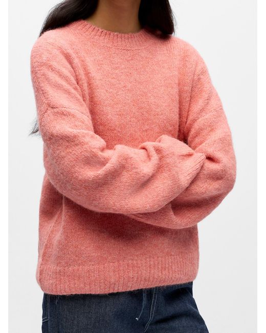 Object Pink Pullover Objsaggia
