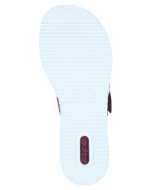 Rieker White Pantolette Basic
