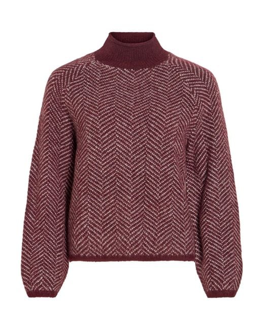Vila Red Pullover Vilory