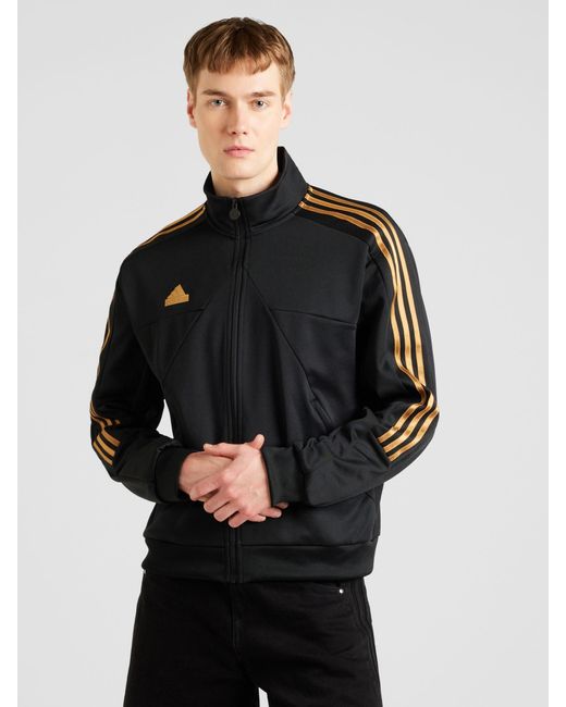Adidas Sportsweatjacke 'tiro ntpk' in Black für Herren