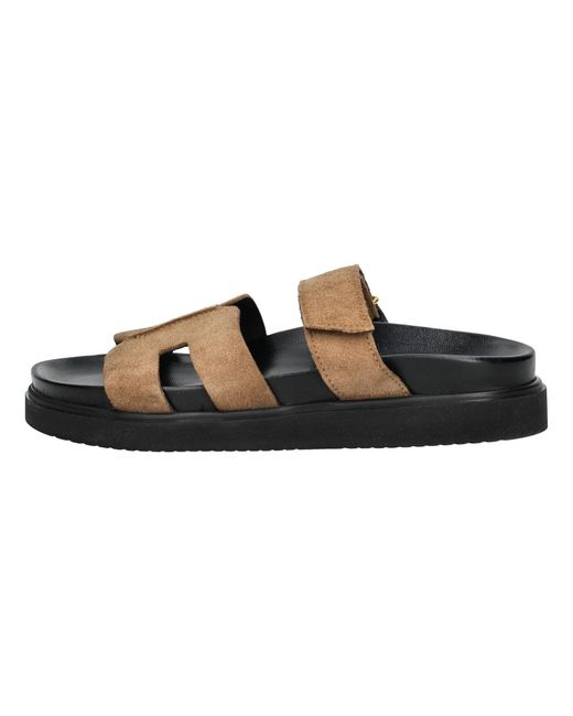 Pavement Brown Pantolette