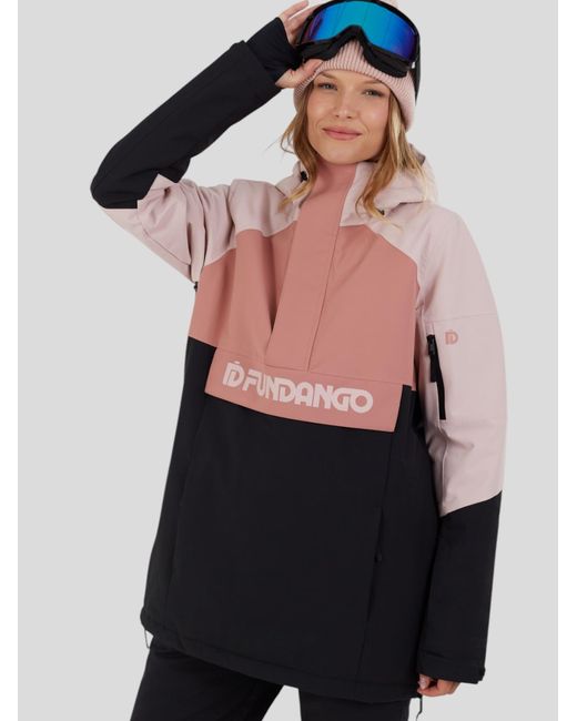 Fundango Pink Winterjacke Birch Eco Logo Anorak