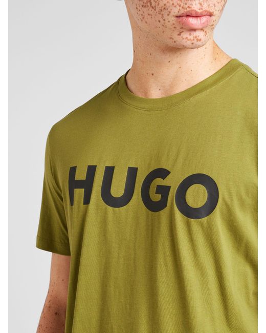 HUGO T-shirt 'dulivio' in Green für Herren