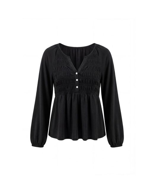 faina Black Bluse