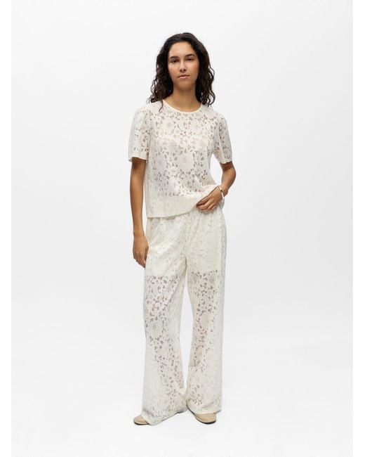 Object White Bluse Objbianca
