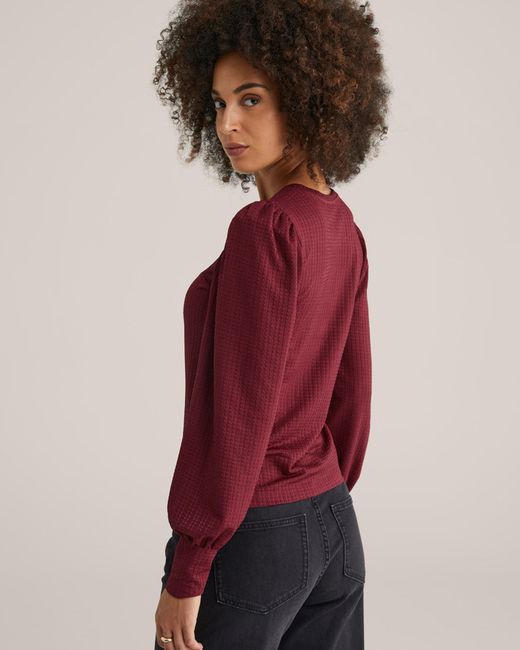 WE Fashion Red Bluse
