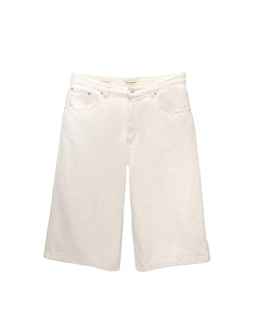 Pull&Bear Shorts in White für Herren