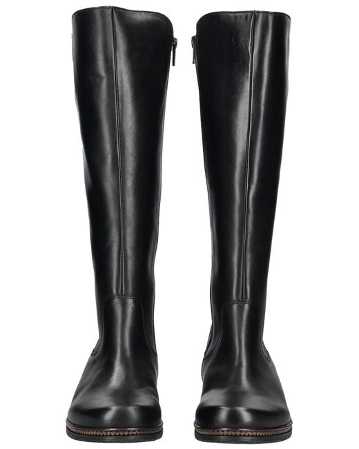 Gabor Black Leder/Textil Stiefel