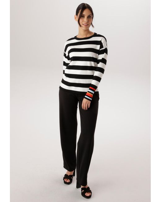 Aniston SELECTED Black Pullover