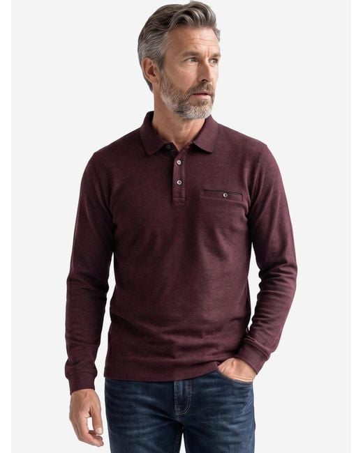 CASA MODA Shirt Basic in Red für Herren