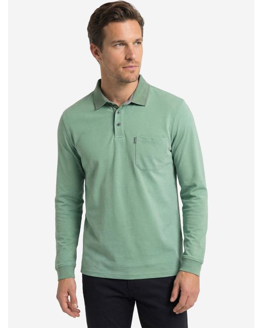 CASA MODA Shirt Basic in Green für Herren