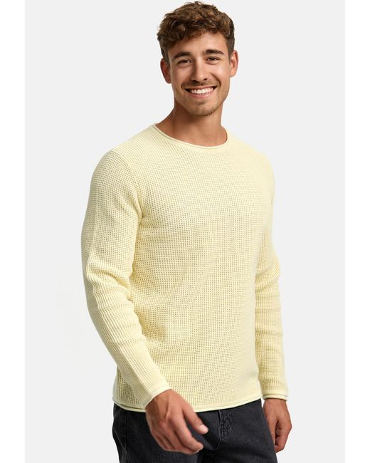 INDICODE Pullover Petri in Natural für Herren