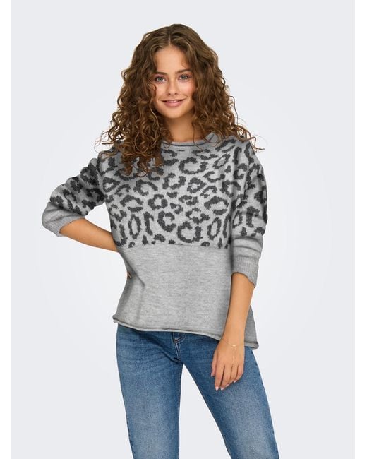 ONLY Gray Pullover Onljade