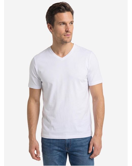 Redmond Shirt Basic in Blue für Herren