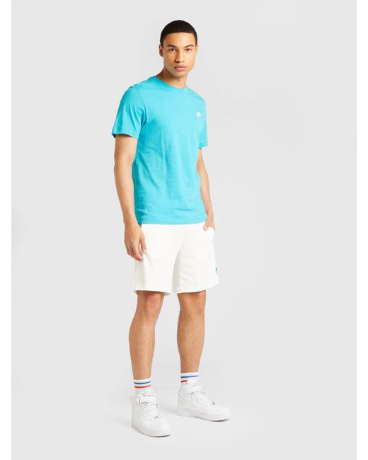 Nike T-shirt 'club' in Blue für Herren