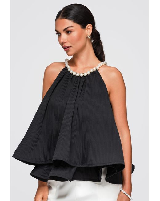 Ombre Black Bluse