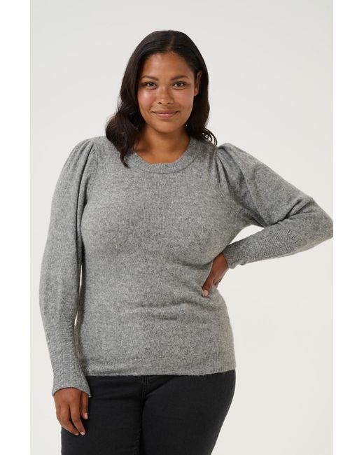 Kaffe Gray Pullover Kc Amalia