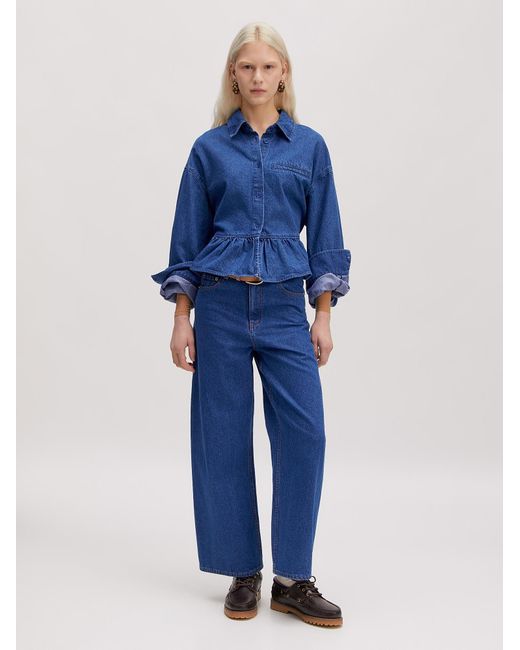 EDITED Blue Bluse Bibi
