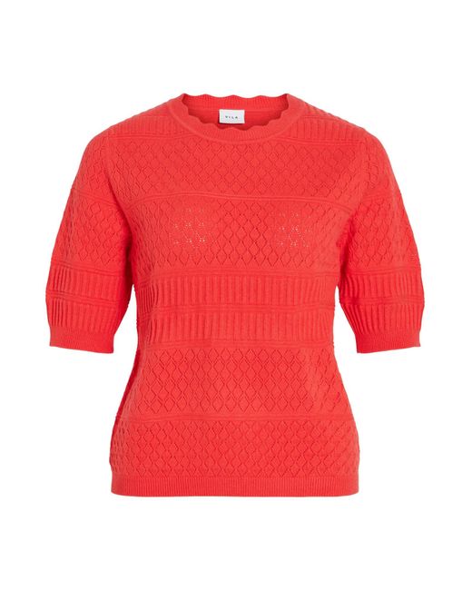 Vila Red Pullover Vimilos