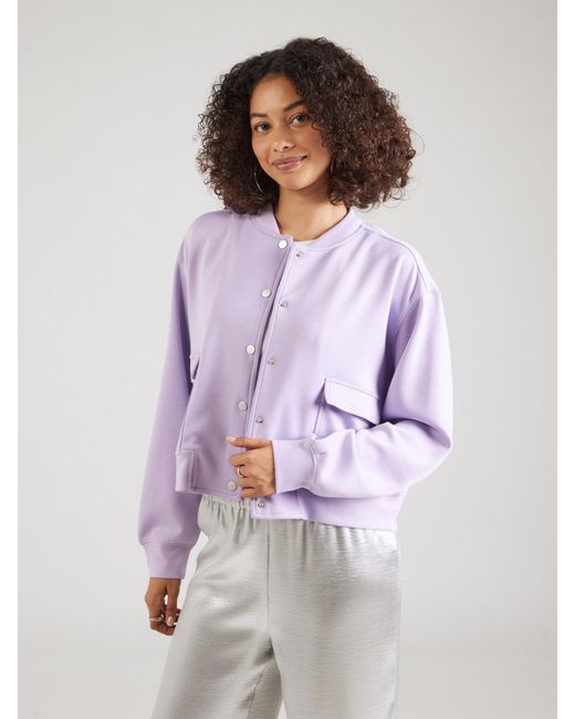 Mbym Purple Sweatjacke 'Danni'