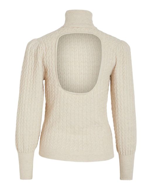 Vila White Pullover Depan