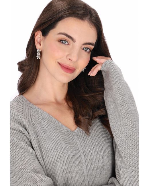 Usha Gray Pullover