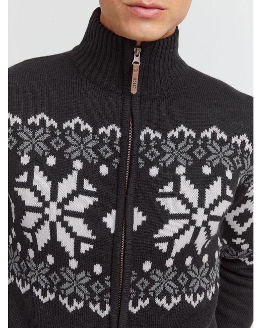 Solid Strickjacke Sdnoran in Black für Herren