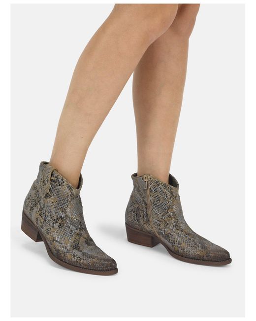 Felmini Gray Stiefelette