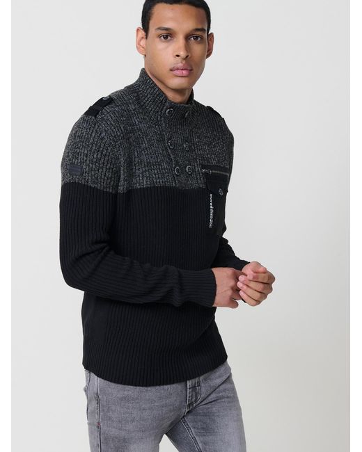 Koröshi Strickpullover in Blue für Herren