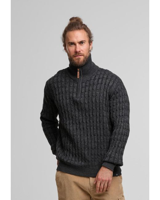 INDICODE Pullover Rufus in Black für Herren