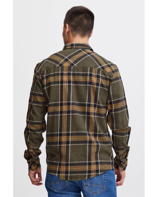 Solid Hemd Brandt in Green für Herren