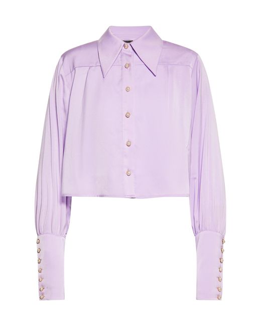 faina Purple Bluse