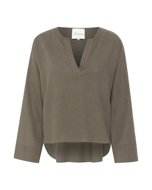 My Essential Wardrobe Gray Bluse Dias