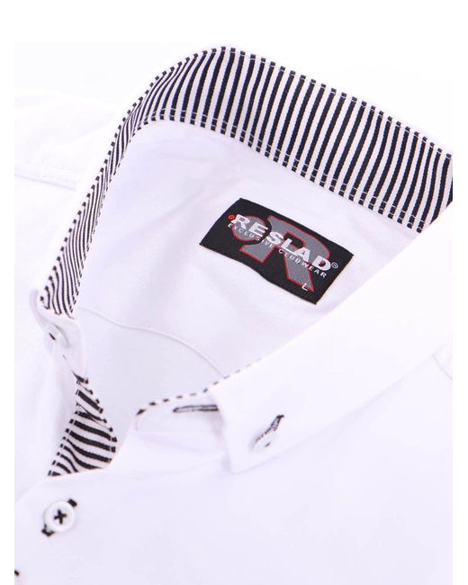 Reslad Hemd Rs7035 in Purple für Herren