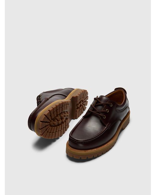 SELECTED Mokassin Slhholger in Brown für Herren