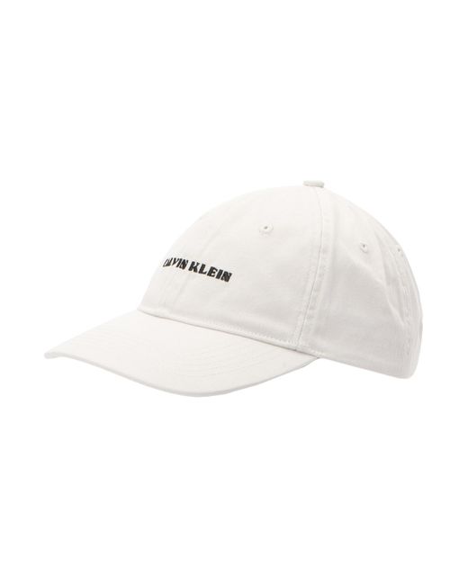 Calvin Klein Cap Embroidered Graphic Logo in White für Herren