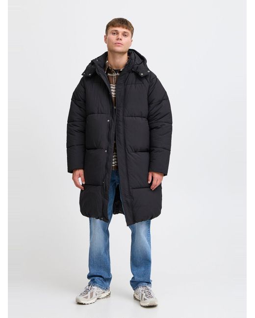 Solid Übergangsparka Milo in Black für Herren