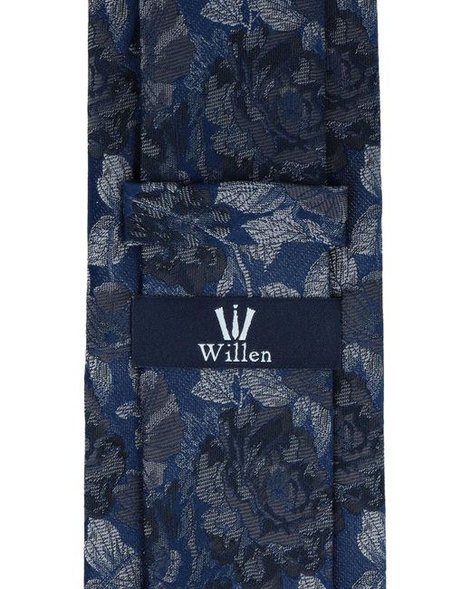 Willen Krawatte Millefleur Marine in Blue für Herren