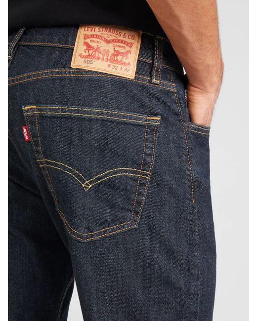 Levi's Jeans '505 regular' in Blue für Herren
