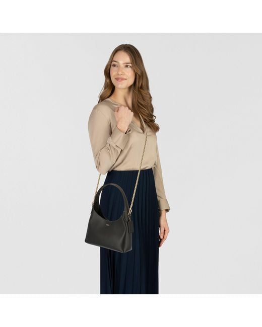 COACH Black Schultertasche Brooklyn
