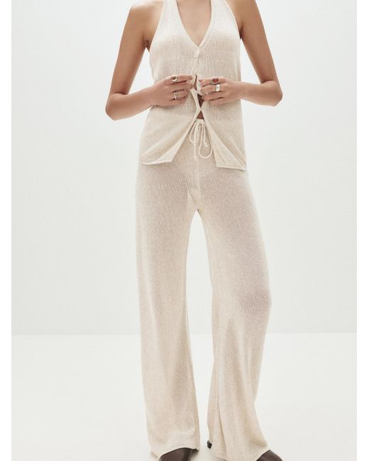 Pull&Bear White Hose