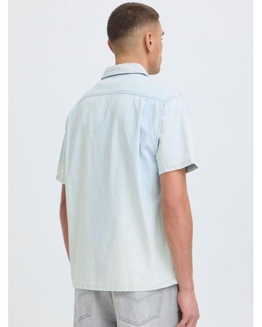 Solid Jeanshemd Sdrogue in White für Herren